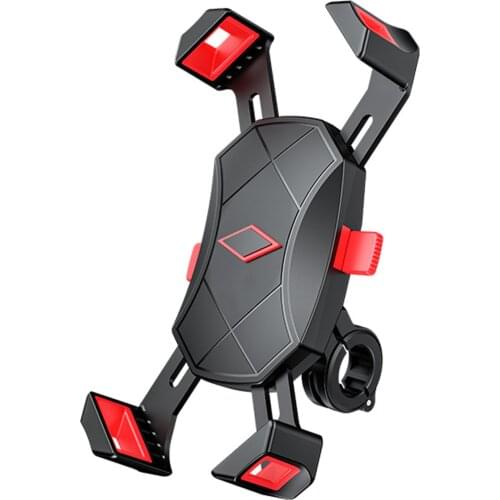 Bicycle Phone Holder For IPhone For Samsung Motorcycle Phone Holder Universal 360 Degree Rotation for 4.7-6.5 Inches phone