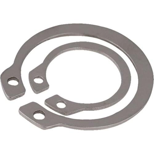 304 Stainless Steel External Circlips C-type Large Diameter Open Snap Rings for Shaft Flexible Retaining Circle 3-150mm