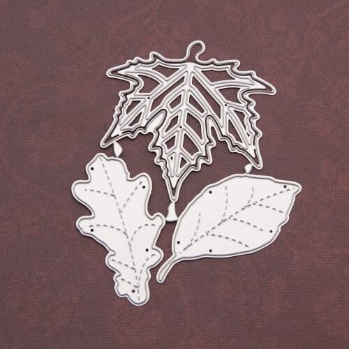 Reunion Leaves Metal Cutting Dies Scrapbooking Craft Mold Cut Die Stencil Handmade Paper Card Make Template 2021