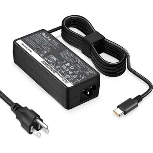 65W Charger USB-C Interface Notebook Power Adapter Applicable Lenovo 20V3.25A Type-C