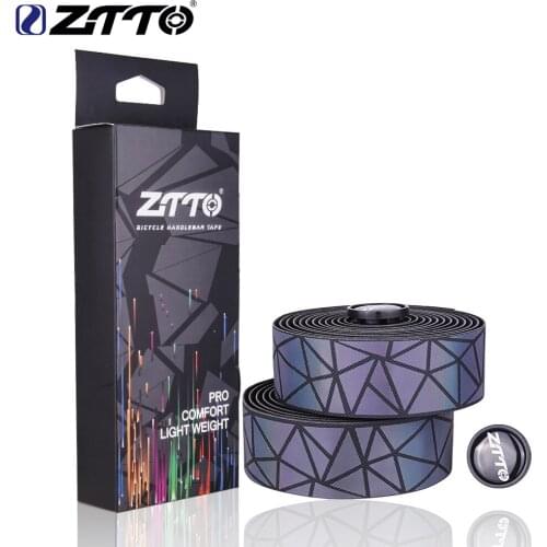 ZTTO Professional Road Bike Bar Tape Cork EVA PU Bicycle Handlebar Tape wearable breathable high toughness washable With 2 Plug