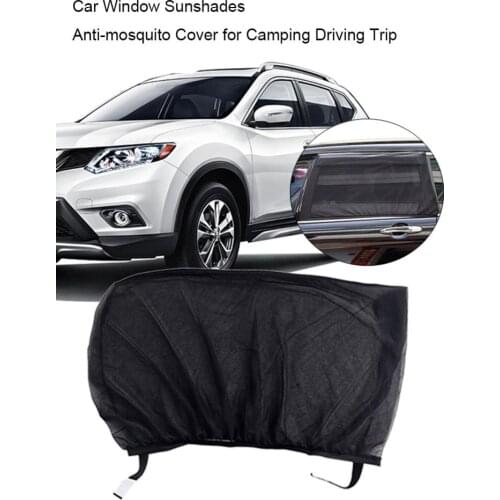 2PCS Car Sun Shade Side Window Sunshade Cover UV Protect perspective mesh Universal car accessories Windows can be opened