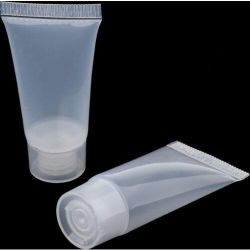 20 Lot Hand Cream Tubes Lip Gloss Shampoo Sample Bottles Vials Clear