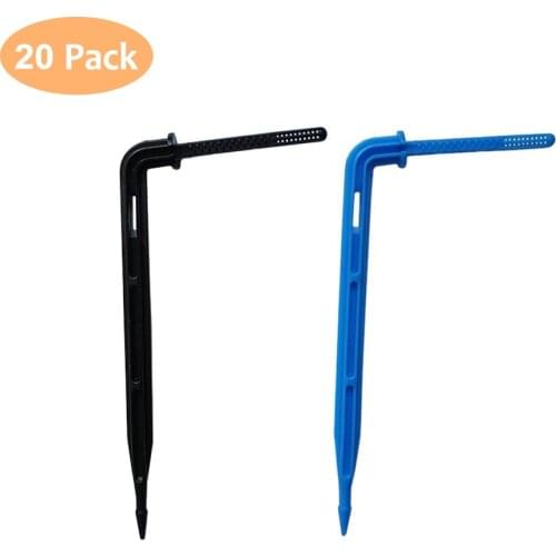 20Pcs curved arrow dripper suitable for 3 / 5mm hose garden greenhouse flower water saving irrigation equipment