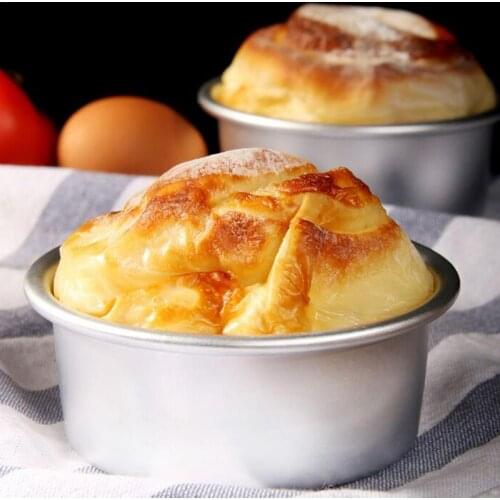 6/8 Inch Aluminum Round Cake Pan Chiffon Cake Mold DIY Cake Tools Baking Mould Removable Bottom Cake Tray Bakeware Tools