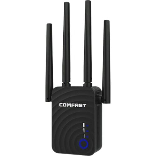 Long Range Extender 802.11ac Wireless WiFi Repeater Wi Fi Booster 2.4G/5Ghz Wi-Fi Amplifier 1200mbps wifi router Access point