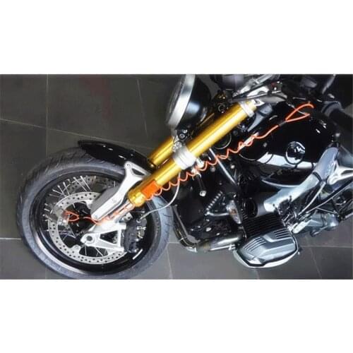 Motorcycle big ring disc brake lock reminder rope 1.5 long portable spring package rubber thin wire rope helmet anti-theft