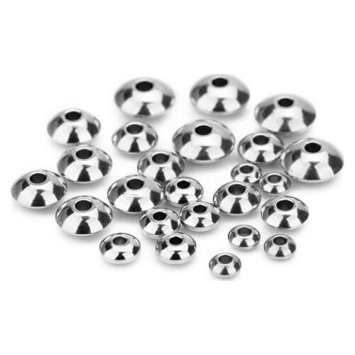 50pcs/lot Abacus Metal Alloy Spacer Beads Flat Beads Buddha Beads For DIY bracelet Jewelry Making c2fge
