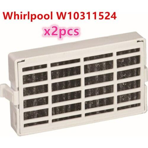 2 pcs Refrigerator Air Filter for Whirlpool W10311524 Hepa Filter Refrigerator Accessories Parts