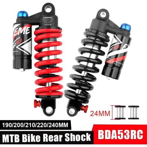 Mountain Bike Downhill Rear Shock 190mm 200m 210mm 220mm 240mm 550lbs MTB DH Shocks Compatible with DNM RCP-2S
