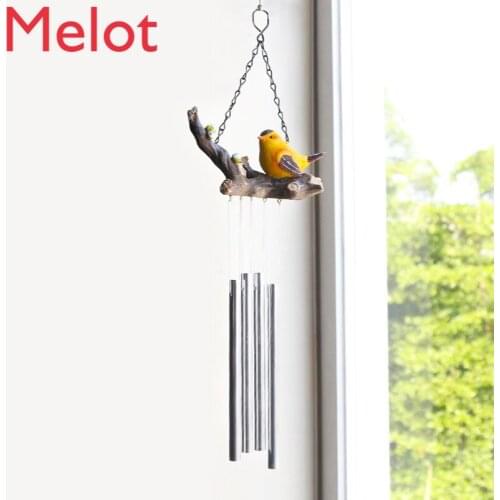 American Country Style Bird Wind Chimes Bedroom Bell Ornaments Creative Birthday Gift Cute Home Door Decoration Hanging Bell