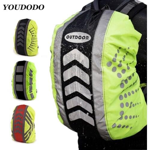 Reflective Bag Rain Cover Waterproof Backpack Cover Outdoor Travel Camping Dustproof Rainproof Covers for Backpacks