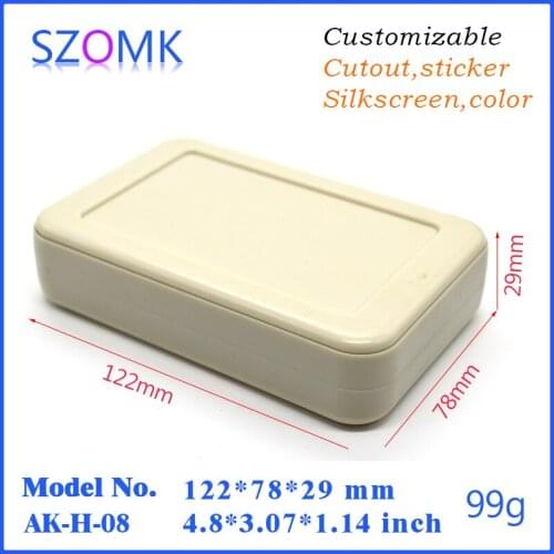 Plastic project box abs enclosures for electronics (1 pcs) 122*78*29mm abs plastic enclosure junction box electronics case