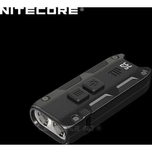 USB-C Charging NITECORE TIP SE 700 Lumens EDC Flashlight Dual-Core Metallic Keychain Light Built-in Li-ion Battery