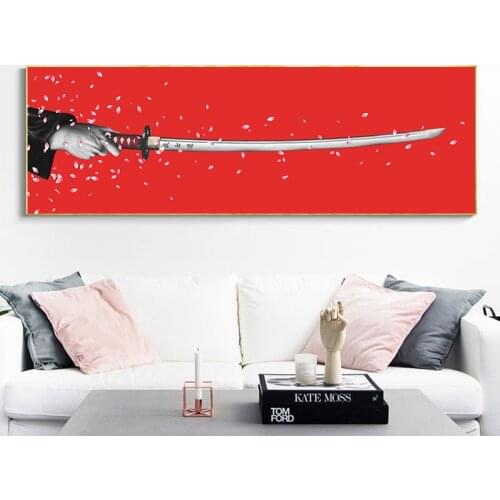 Japanese Samurai Banners Painting Canvas Poster Wall Art Living Room Bedroom Home Decor wall poster and Print