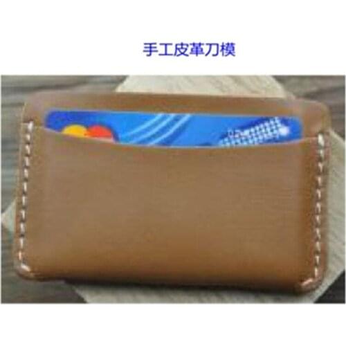 Japan Steel Blade Rule Die Cut Steel Punch Card Holder Cutting Mold Wood Dies for Leather Cutter for Leather Crafts KB019