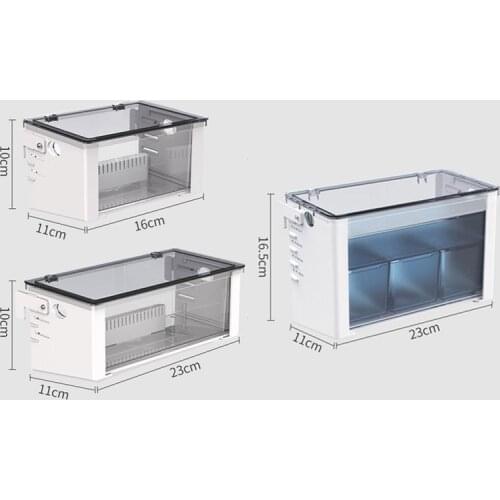 Fish Tank Water Curtain Filter Box Upper Filter Drip Box Turtle Tank Circulation Drip Box Internal Filters Aquarium Accessories