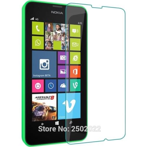 0.33mm Screen Protection Tempered Glass Film For Nokia microsoft lumia 630 Screen Protector Cover For nokia 630 550 830 730