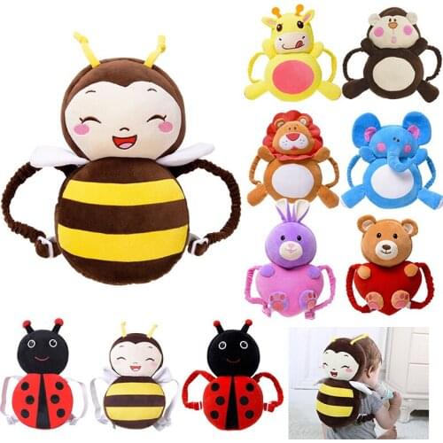 New Brand Cute Baby Infant Toddler Newborn Head Back Protector Safety Pad Harness Headgear Cartoon Baby Head Protection Pad
