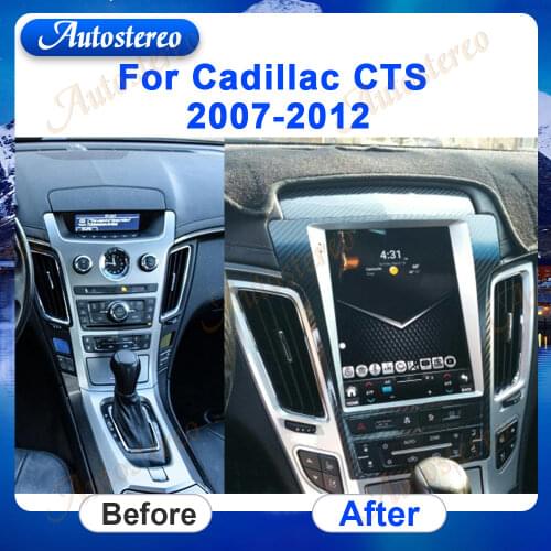 For Cadillac CTS 2007-2012 Android 10.0 128G Carplay Car GPS Navigation Auto Radio Head Unit Multimedia Player Tape Recorder IPS