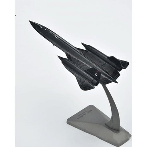 16CM 1/200 scale SR-71A lockheed Blackbird Surveillance fighter aircraft airplane model children toys Gift Collectible display