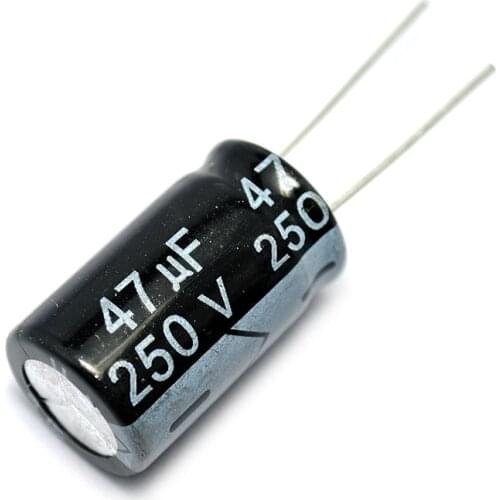 5PCS/LOT Electrolytic Capacitor 250V/47uF 250V 47UF 13*25