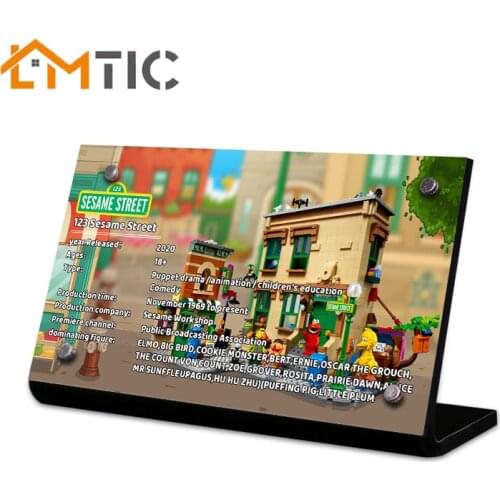 The Acrylic display stand brand for 21324 sesame street building blocks model,for childrens toys,DIY decorate your toys