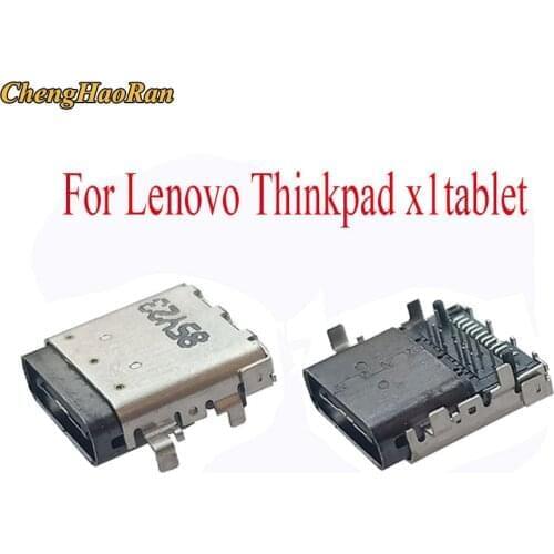 ChengHaoRan 1PCS USB 3.1 Type C Female Connector Socket receptacle For Lenovo thinkpad x1tablet Type-c Charging port socket