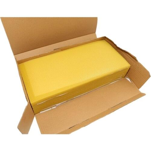Honey Comb Frame Honeycomb Beeswax Foundation Paper Candle Making Honey Beeswax Flakes Nest Base Beekeeping Bee Hive Beekeep