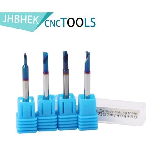 Carburo di Acciaio 2-8mm Blu Na non Piccola Hole Cutter 2/3/4/5 /6/8mm Bar Foro Maniglia Alesatura Strumento per Torni CNC