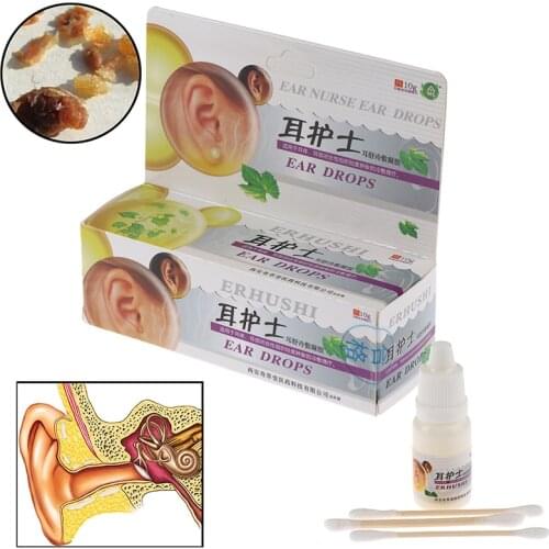 For Ear Tinnitus Deafness Sore Personal Health Care Products 15ML/bottle Ear Acute Otitis Drops Chinese Herbal