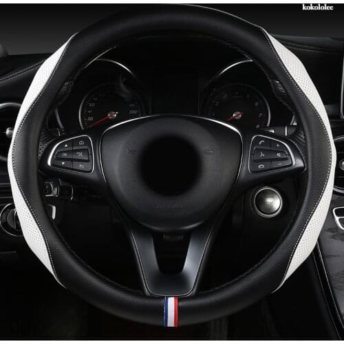 Kokololee Leather Car Steering Wheel Cover For Mazda 2 3 5 6 7 8 CX3 CX5 CX7 CX98 CX9 MX5 MX7 RF Version