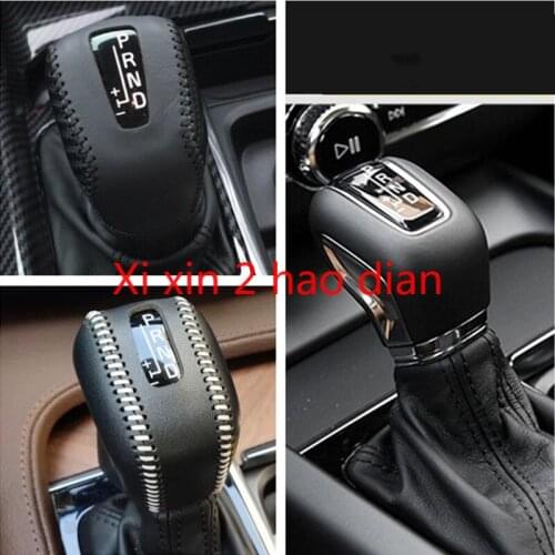 For Volvo 18-20 XC60 S90 XC90 leather hand-sewn special gear cover gear lever protective cover
