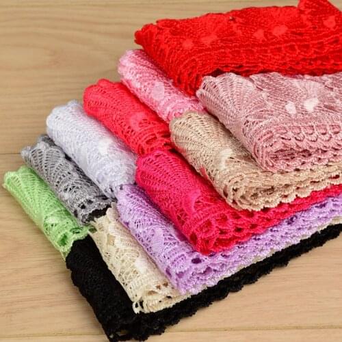 #183 Scallops Pattern Lace Water Soluble Embroidered Lace 100% Polyester 3d lace french lace fabric swiss lace trim