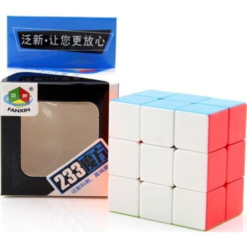 FANXIN Magic cube 223 233 stickerless Speed cube 2x3x3 Education Toy for children Christmas Gift