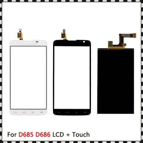 New High Quality 5.5'' For LG G Pro Lite D685 D686 Dual card Lcd Display With Touch Screen Digitizer Sensor