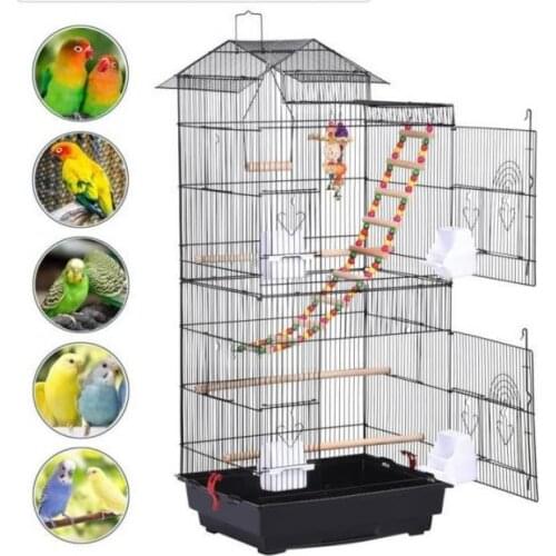 Wire Bird Cage Large Birdcage Cover Pet Canary Parrot Cage Blackout Large Aviary Canary Parrot Roller Cage Canary Bird Cages HWC