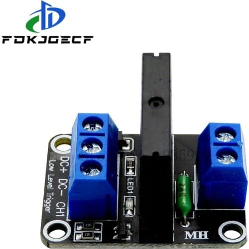 Low Level 5V 1 Channel Solid State Relay Module SSR G3MB-202P 240V 2A Output with Resistive Fuse For Arduino 1 Way