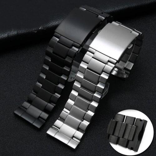 Cambered end stainless steel watchband 26mm solid metal watch strap for diesel DZ4318 DZ4323 DZ4283 DZ4309 watch band