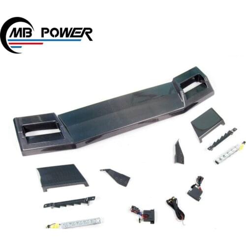 G class W463 roof spoiler fit for 4X4 style W463 G63 G500 G400 G350 carbon fiber material roof spoiler black 1990-2018y