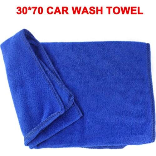 1Pcs 30X70cm Microfiber Clean Auto Car Detail Soft Microfiber Cloth Towel Wash Duster Car Polishing Cloth Drying Washing Towel