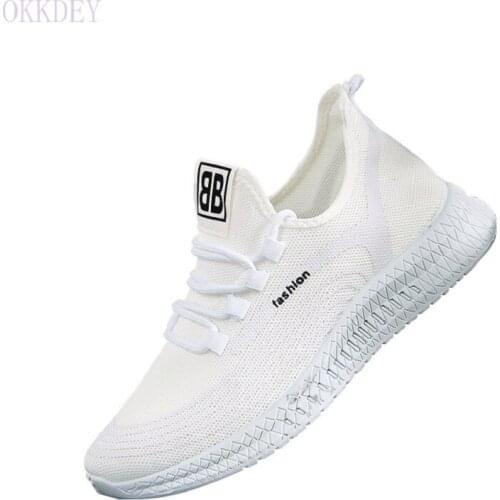 2021 Spring New Model Mens Shoes Flying Woven Sneakers Mens Fashion Casual Shoes Mens Sports Style Single Shoes