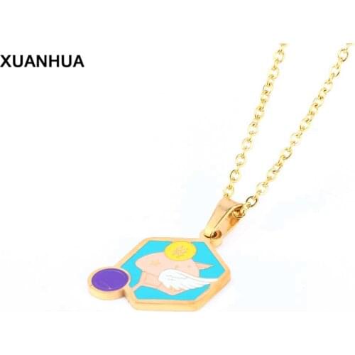 XUANHUA Wholesale Stainless Steel Women Jewelry Accessories Necklaces & Pendants Jewellery Chain Necklace Gift For Women Chocker