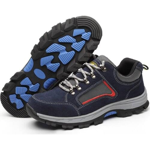 Autumn Winter Work Safety Shoes Men women Puncture Proof Construction Safety Boots New Plus velvet lining Steel Toe Cap Shoes