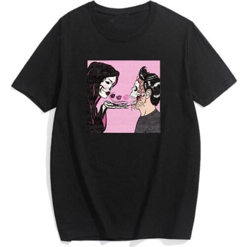 Women T Shirt Harajuku funny shirt tee vintage Shirt Sleeve chemise T-Shirt Female clothing topTshirt clothes Punk vegan jersey