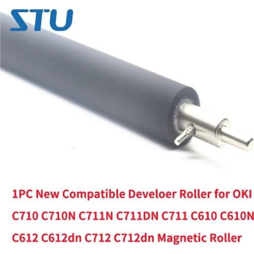 1PC New Compatible Develoer Roller for OKI C710 C710N C711N C711DN C711 C610 C610N C612 C612dn C712 C712dn Magnetic Roller