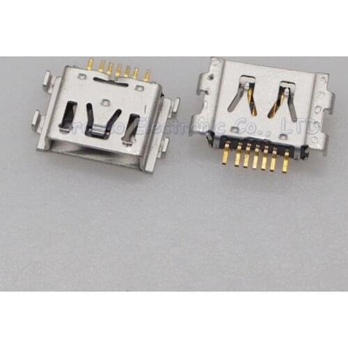 10pcs Micro USB Jack Connector Phone Charging socket For OPPO X9007 X9077 find7 tail plug