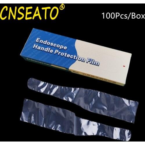 100 Pcs Dental Intraoral Camera Sheath Endoscope Sleeves Handle Protective Film Disposable Lab Dentist Materials Dentistry Tool