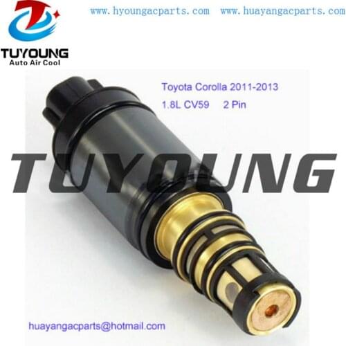 2 Pin Connector Auto A/C Compressor Electronic Control Valve for-Toyota Corolla 1.8L CV59 2011- 2013