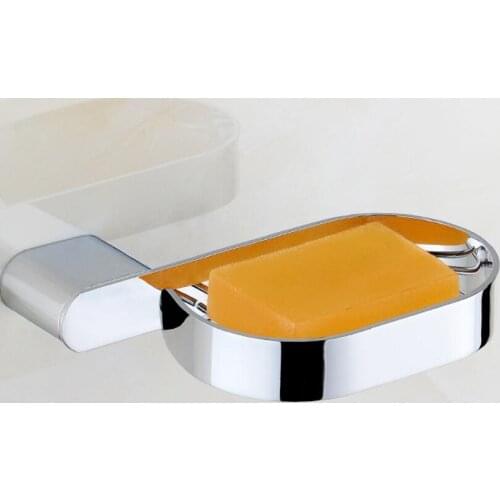 304 Stainless Steel Soap Box Soap Holder Bathroom Soap Dish Soap Net Bathroom Hardware Accessories